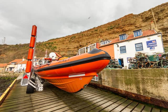 Staithes lifeboat.