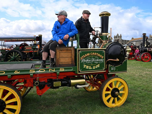 Darren and Andy Ward with their machine.