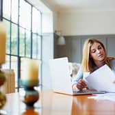 Couple looking at paperwork