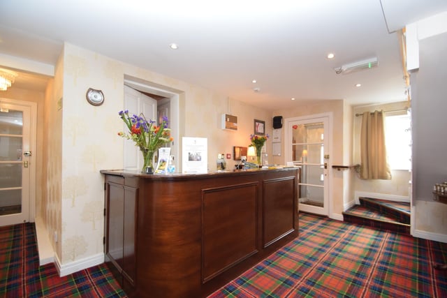 The property's reception area.