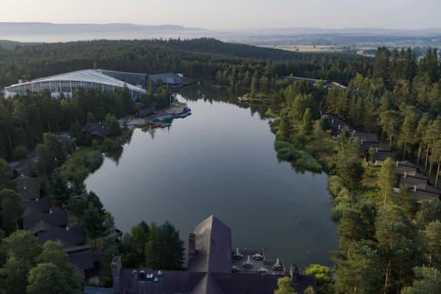 The centre of everything: Center Parcs Whinfell Forest is set around a sprawling sporting lake that plays host to a diverse habitat