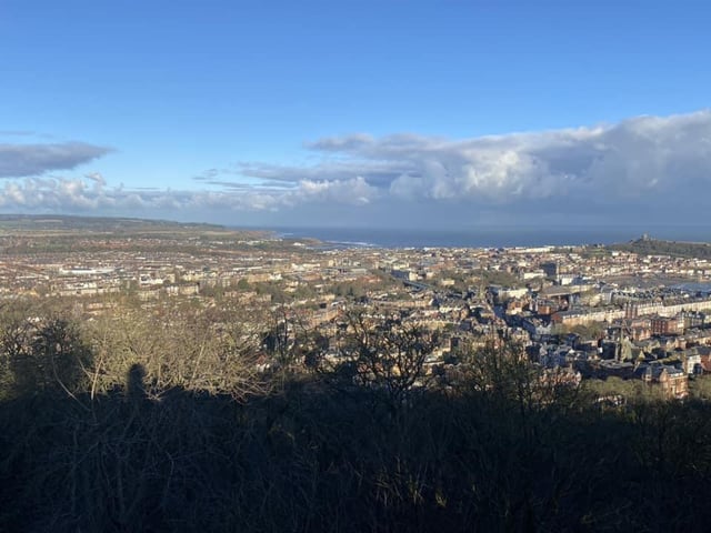 Looking out over Scarborough.