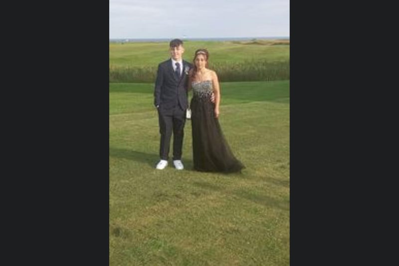 Here are Cayden Foreman and Demi Sweeney from Bridlington School.