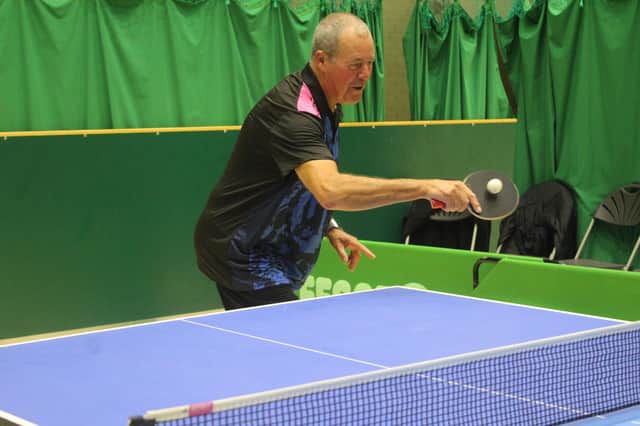 Peter Clarkson scored a superb hat-trick for Cobras in Bridlington Table Tennis League Division One.   PHOTOS BY TONY WIGLEY