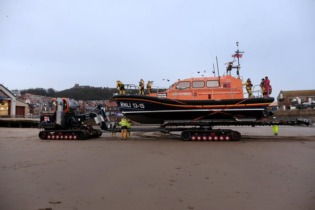 The lifeboat on the beach