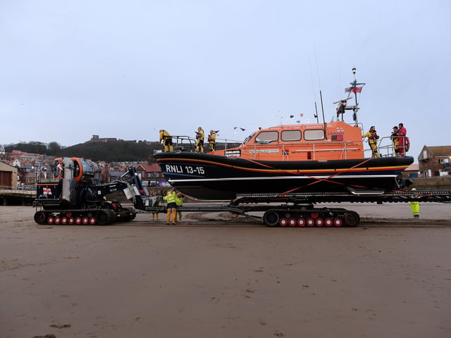 The lifeboat on the beach