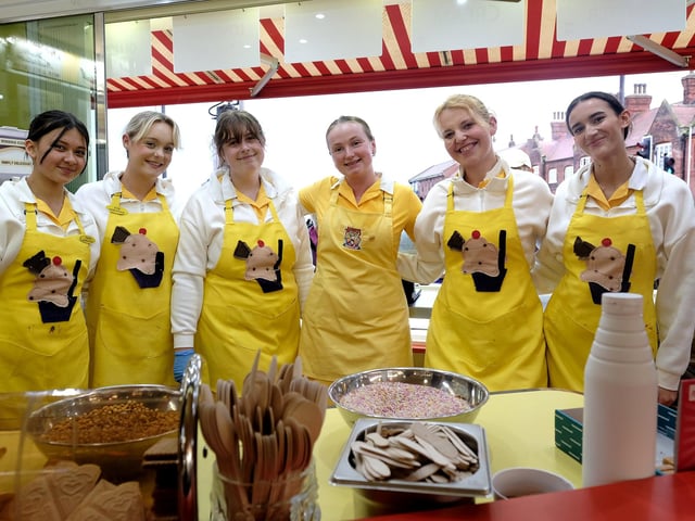Staff at Scarborough's Harbour Bar.
picture: Richard Ponter