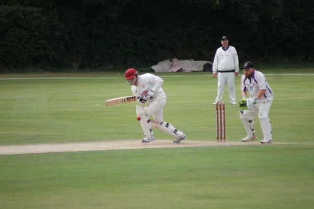 Cam Mitchell scored a superb 135 in Pocklington CC's 145-run win against Yapham. PHOTO BY PHIL GILBANK
