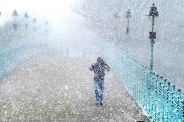 Scarborough's winter weather is set to arrive this week.