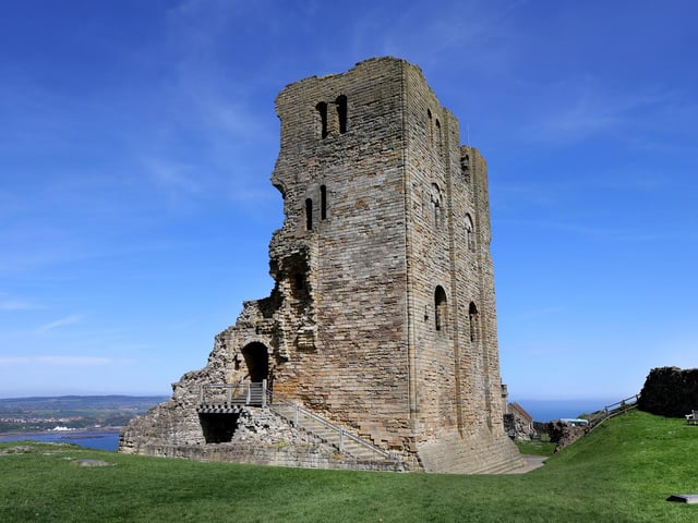 The castle with the SEALIFE centre in the distance