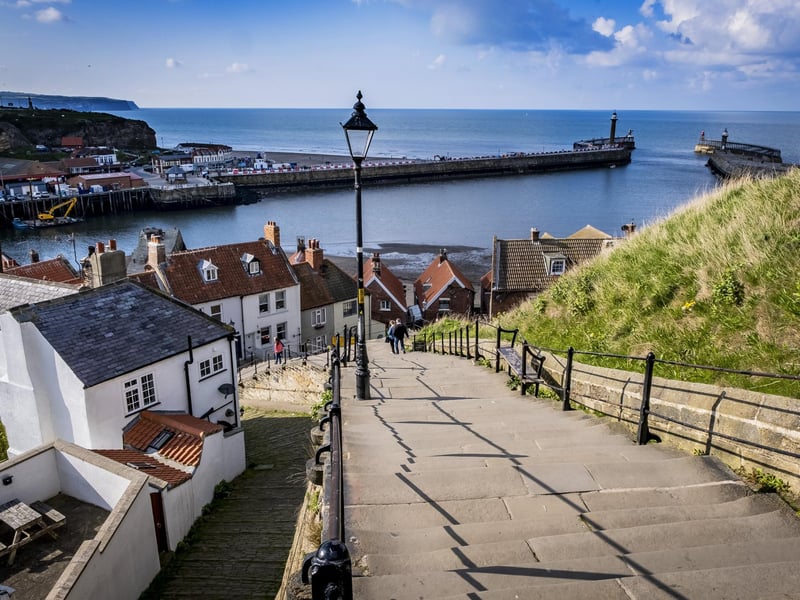 Looking down the 199 Steps towards the harbour. photo: Marisa Cashill