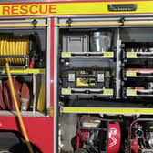 Fire crews were called to the incident at Cayton Bay late last night