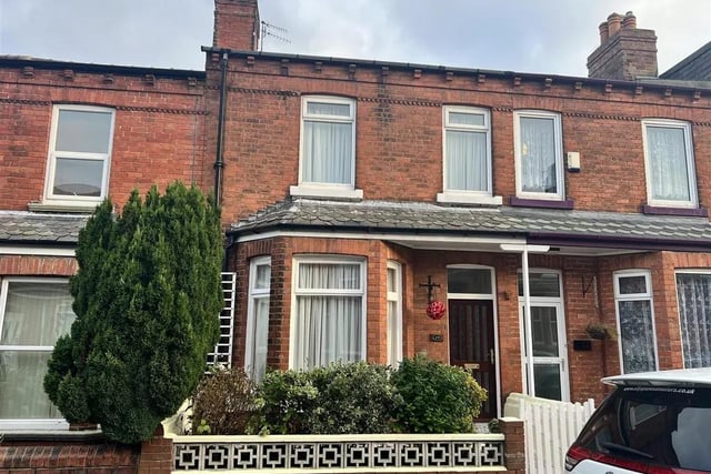 This two bedroom and one bathroom terraced house is for sale with Colin Ellis with a guide price of £180,000.