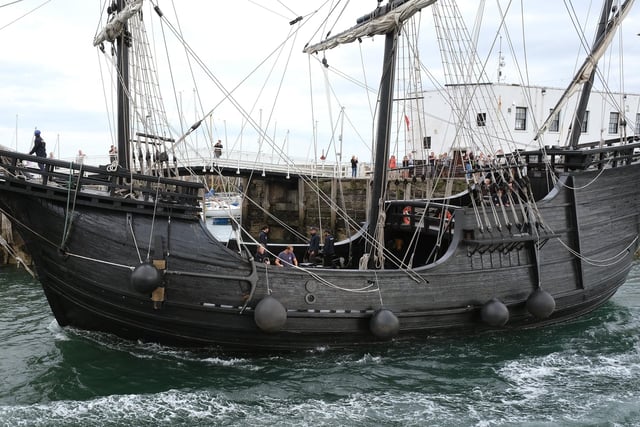 The full-scale replica of the Nao Victoria.