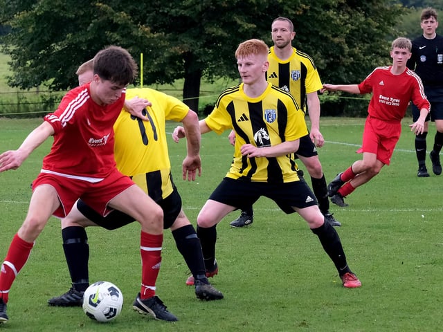 Scalby earned a 4-2 home win against Richmond Town Academy in the North Riding FA Saturday Challenge Cup on Saturday September 7 2024. PHOTOS BY RICHARD PONTER