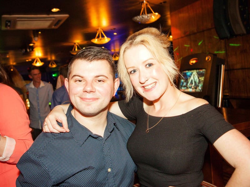 Stu & Helen owning the dance floor in Blue Lounge.