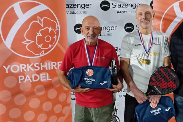 John Fuller (Scarborough) and Neil Baldwin won the Over-60s Men's county title.