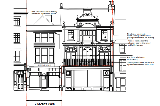 Hotel Plan, 2 St Ann Staith, Whitby. Applicant