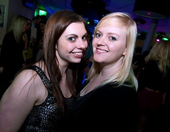 Stephanie and Sarah in Bar 4.