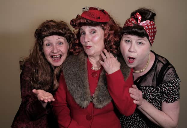 Jan Burtenshaw, Lesley Machen and  Louise Stanway  in Only When I Chuckle at Westborough Methodist Church