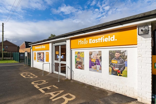 The new community shop is located inside the Eastfield Community Centre.