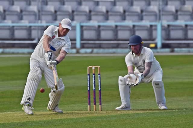 Paul Nicholson struck 14 in Snainton's loss to Grosmont. Photo by Simon Dobson