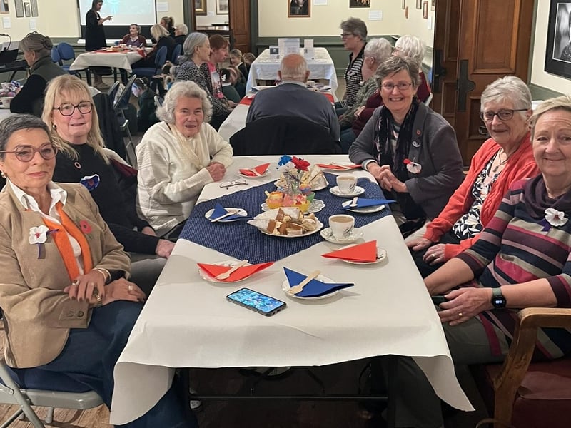 Embroiderers at Pannett Art Gallery.