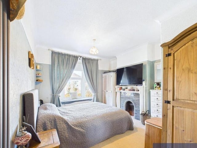 Another of the charming, individually styled bedrooms.