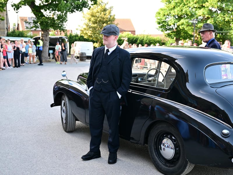 A stylish arrival!