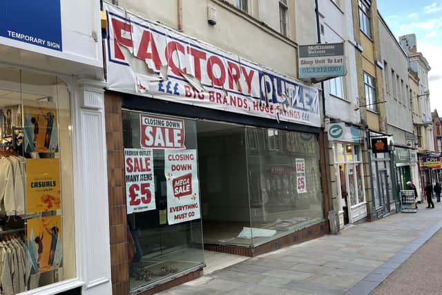 The proposed site of the German doner kebab shop in Scarborough.