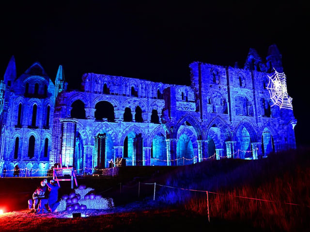 This year, four atmospheric performance stations, bring new stories, characters and perspectives to life across the Abbey grounds. Picture: Richard Ponter