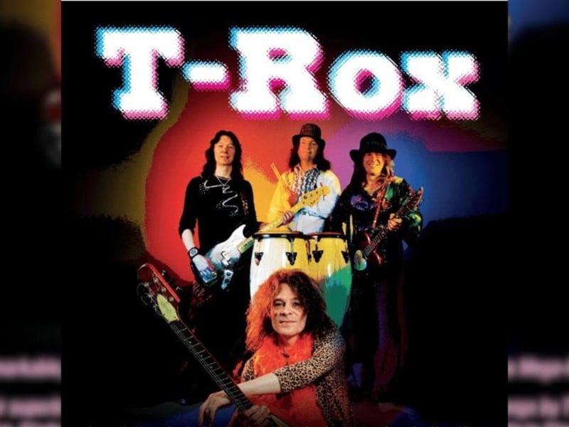 T - Rox will be playing the Scarborough Market Hall on November 25. A remarkable, authentic, live tribute show featuring the very best Seventies Mega-Hits.
Their superb set of party classics includes barn-storming versions of songs by T Rex, Queen, Slade, Sensational Alex Harvey Band, Golden Earring, Osmonds, Alvin Stardust, David Bowie, Status Quo, Sweet, Mud, Bay City Rollers and many more.