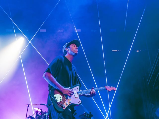 A fantastic light show accompanied the performance