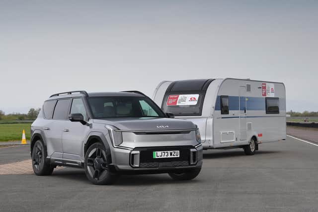 Electric tow car winner - the Kia EV9 GT-Line