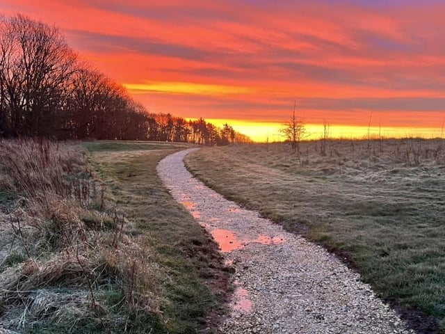 A frosty morning in Bridlington.