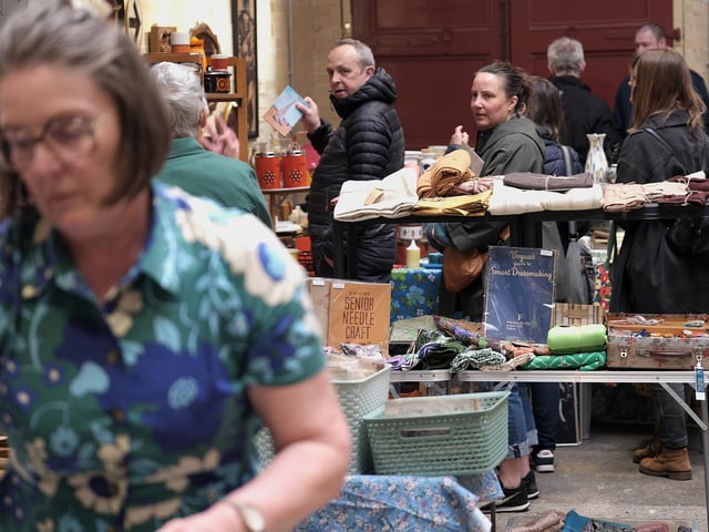 The fair was full of variety and had lots of treasures for visitors to buy.