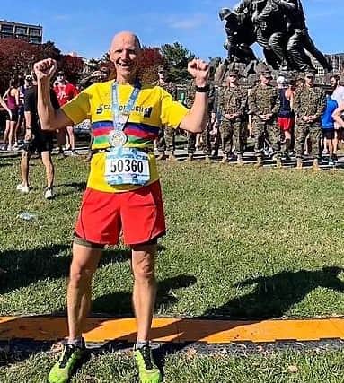 Steve G at Marine Corp Marathon