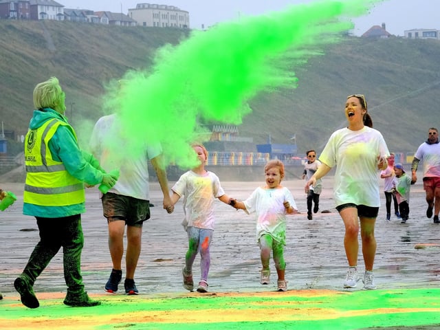 A fluorescent finish!