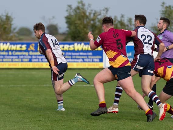 James Long races away to score the hosts' second try.