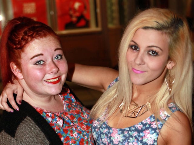 Bekkii and Sheena having a brilliant night out in Blue Lounge