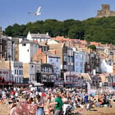 Busy sunny day at Scarborough South Bay.
picture: Richard Ponter.