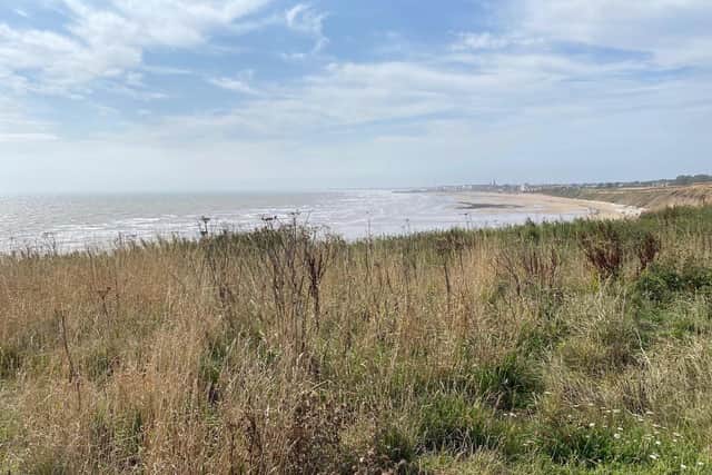 View from Sewerby looking towards Bridlington. Photo by Ian Sandy.