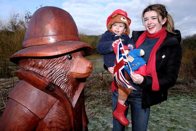 The stunning Paddington sculpture has been unveiled in East Ayton