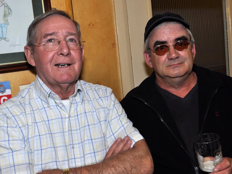 George and Phil enjoy a good pint in The Union!