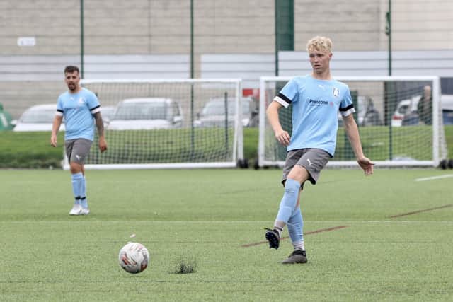 The home side on the attack in the 7-0 Championship win against Bilton.