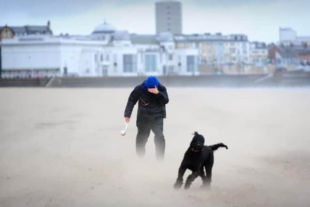 This weekend, the bad weather is set to continue across the Yorkshire coast, according to the Met Office. Photo: Simon Hulme.
