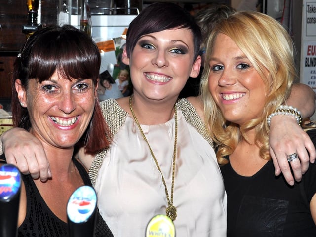 Holly, Charlotte and Sally are The Newlands barmaids