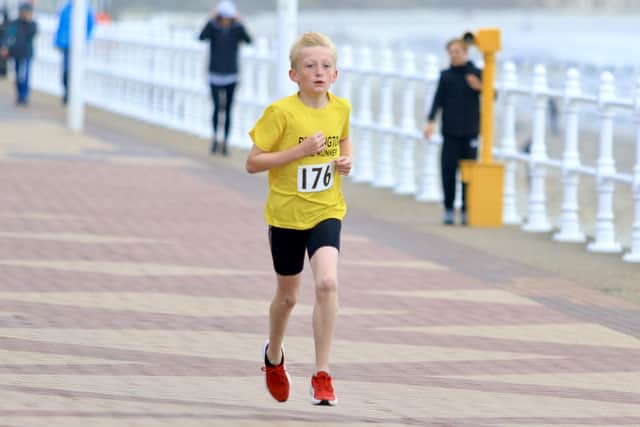 BRR junior star Alfie Verner won the fun run on Sunday.
