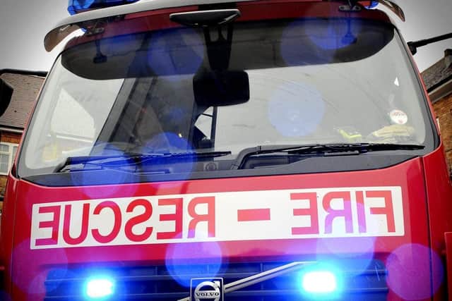 North Yorkshire Fire and Rescue Service are currently still tackling the blaze.