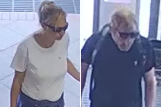 North Yorkshire Police have issued these CCTV images as they would like to speak to the people pictured about an incident that occurred 6.40pm on June 21 at the Co-operative on Langbourne Road.